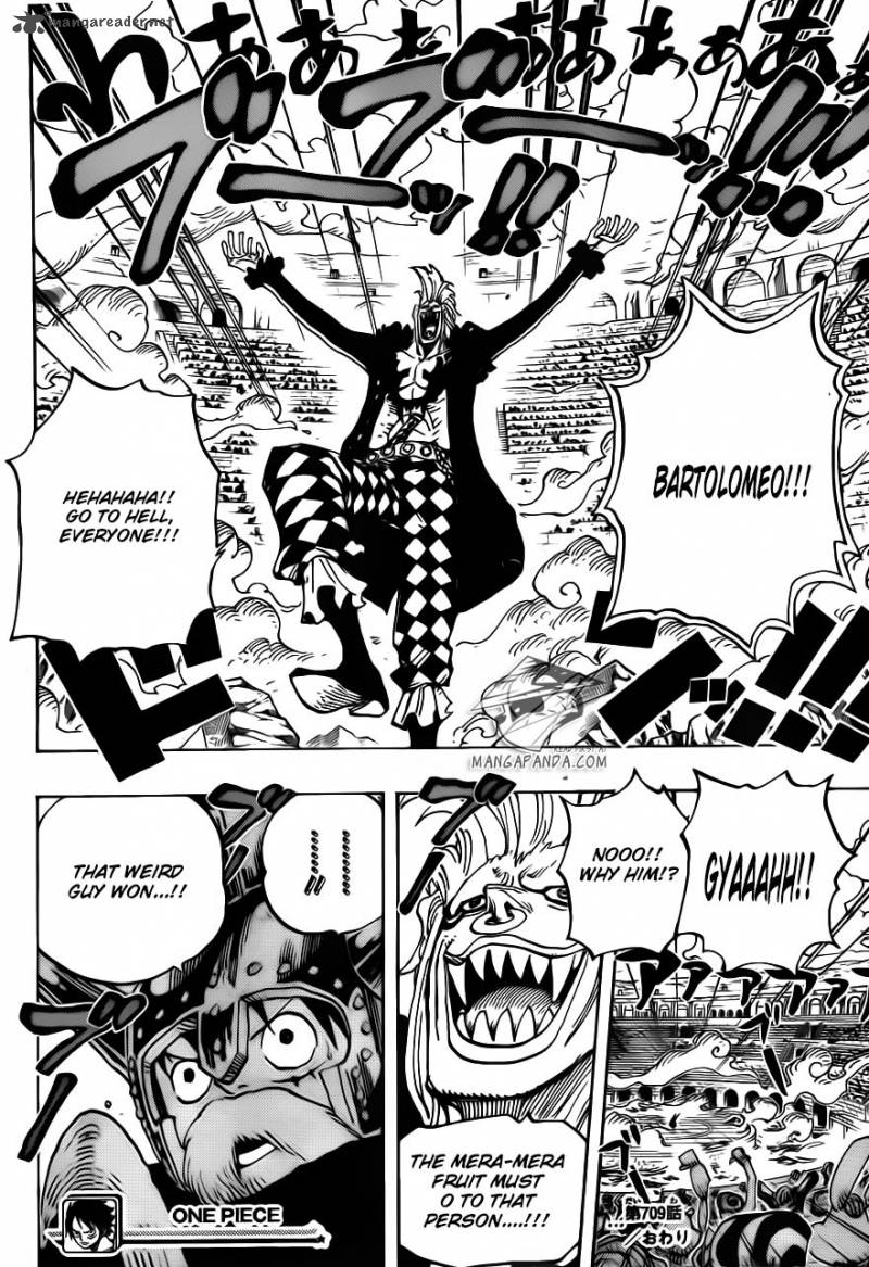 One Piece Chapter 709 - Page 19 in English