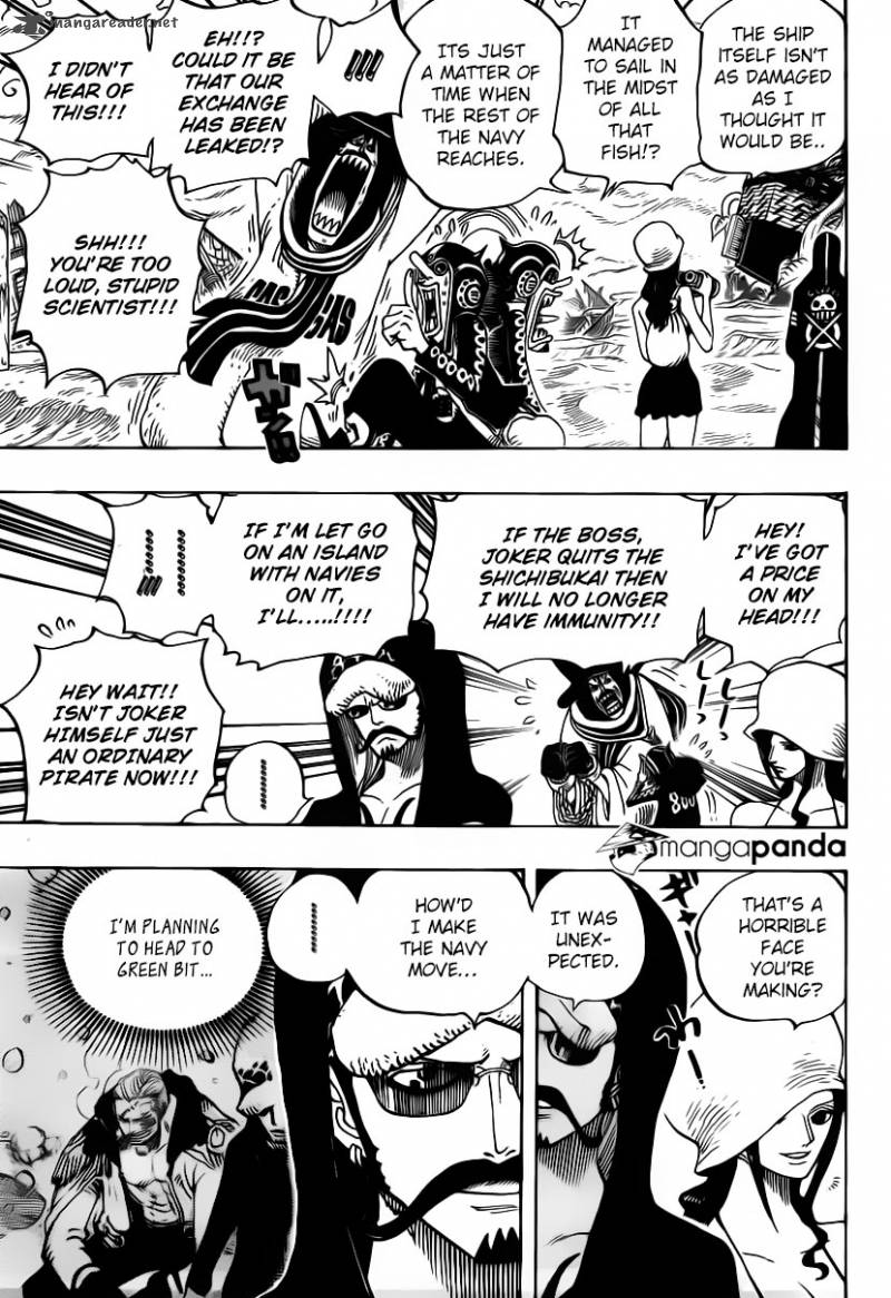One Piece Chapter 710 - Page 14 in English