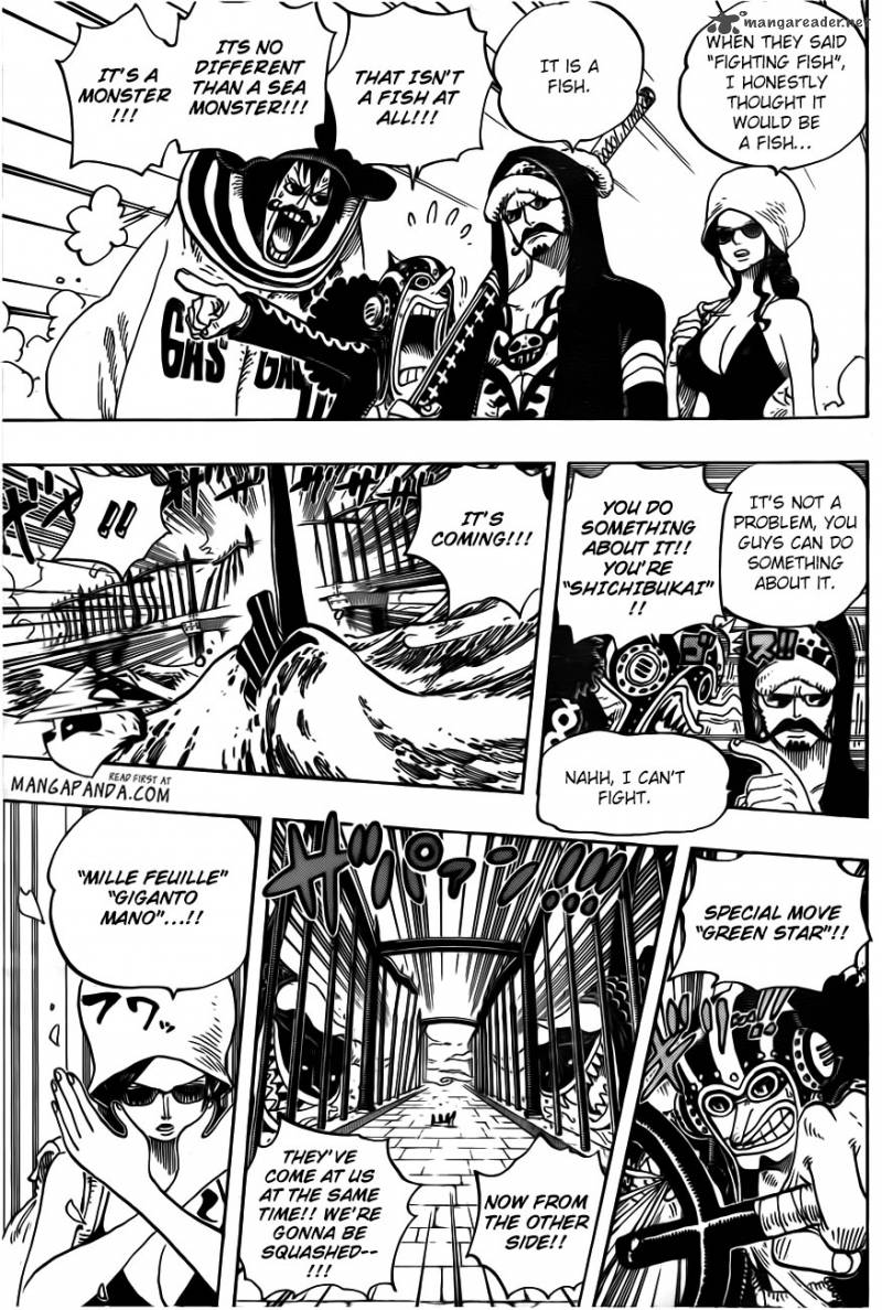 One Piece Chapter 710 - Page 5 in English