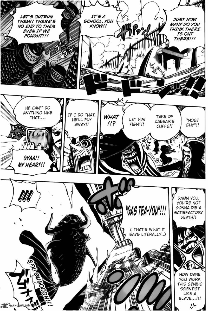 One Piece Chapter 710 - Page 7 in English