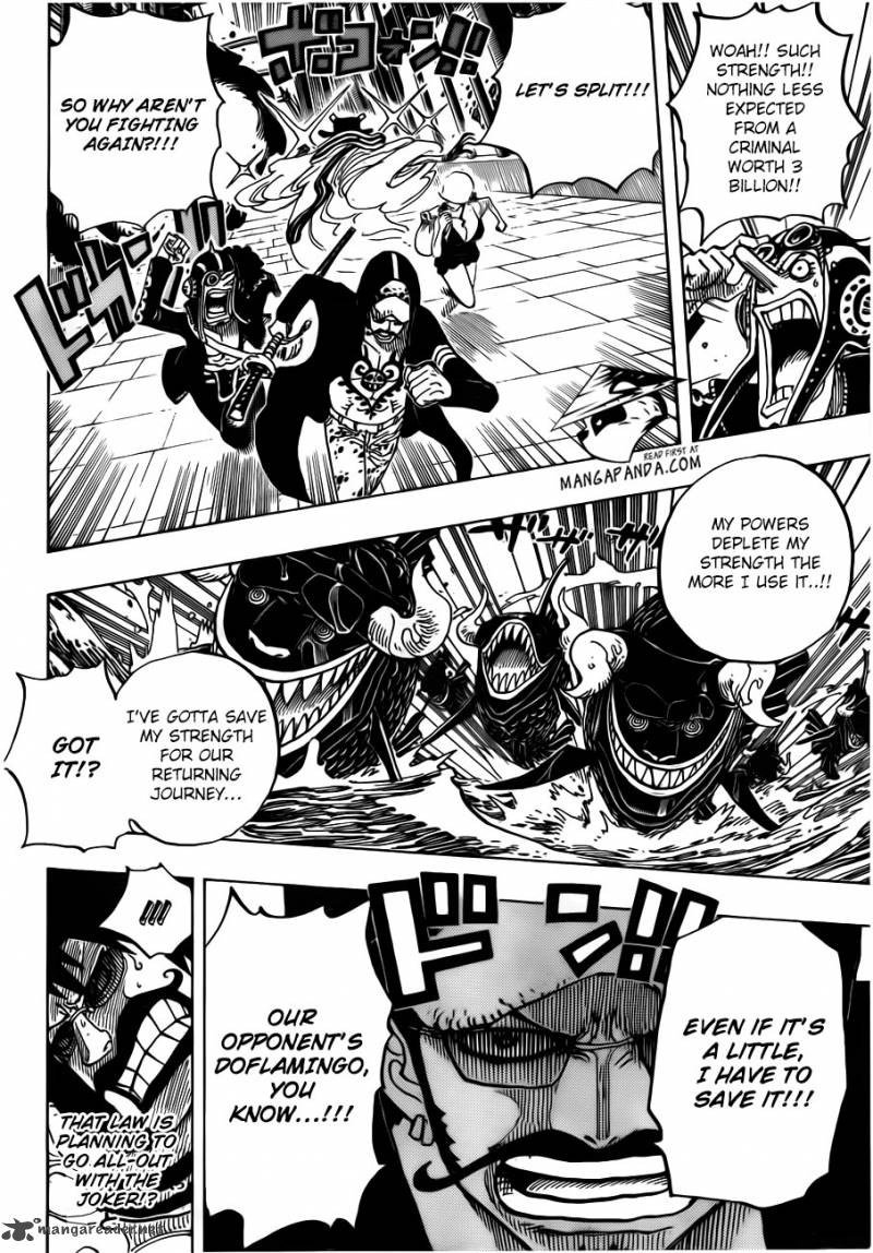 One Piece Chapter 710 - Page 8 in English