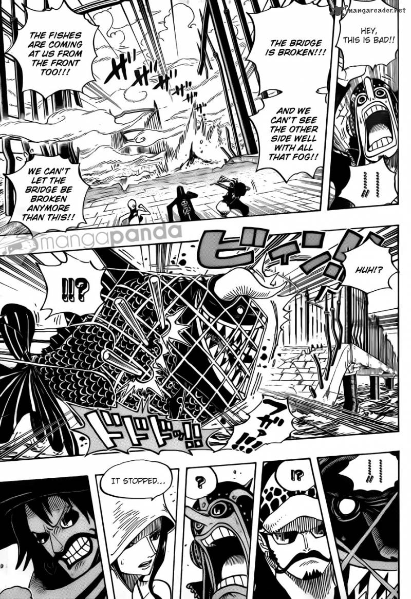 One Piece Chapter 710 - Page 9 in English