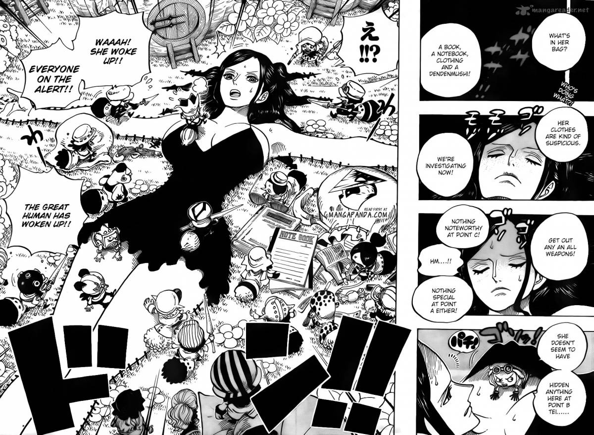 One Piece Chapter 711 - Page 4 in English