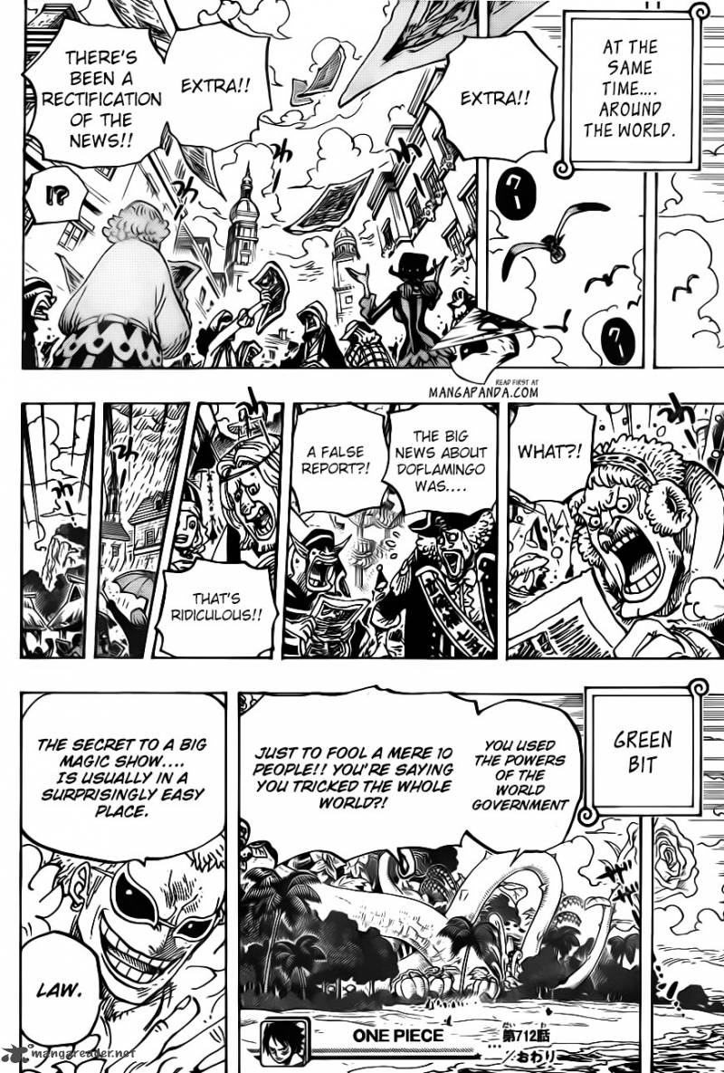 One Piece Chapter 712 - Page 18 in English