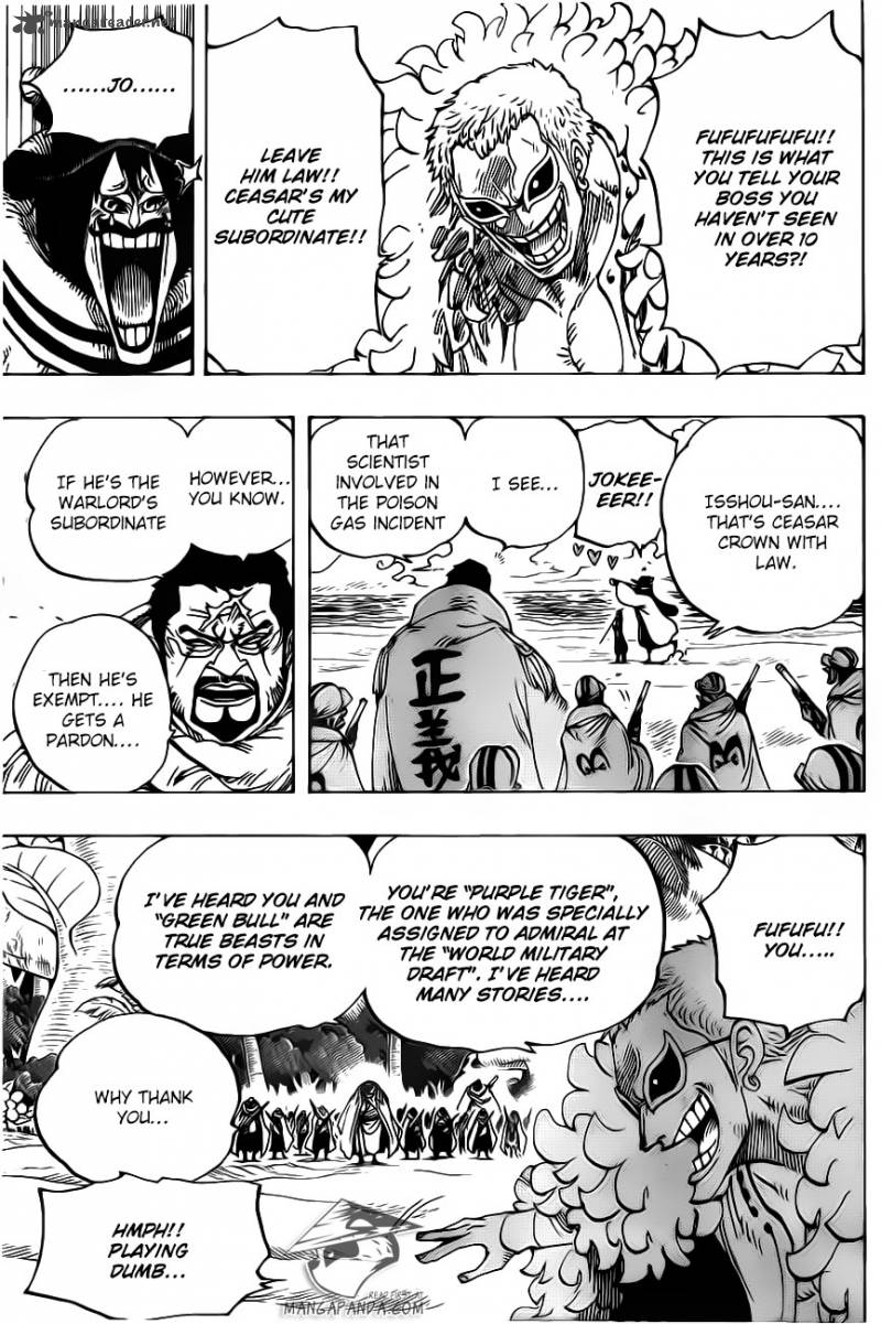 One Piece Chapter 713 - Page 5 in English