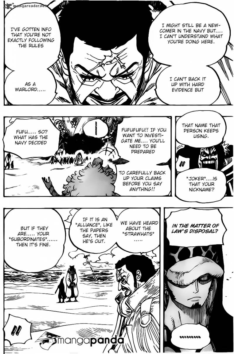 One Piece Chapter 713 - Page 6 in English
