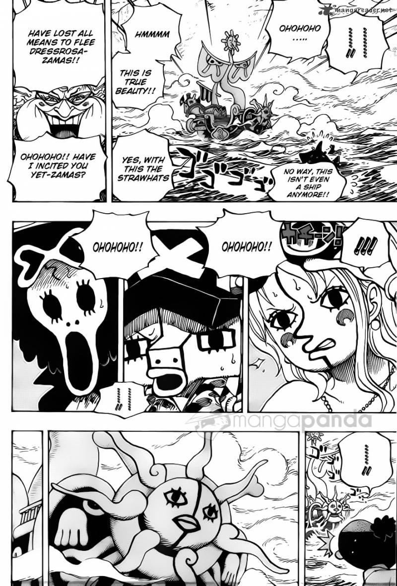 One Piece Chapter 714 - Page 8 in English