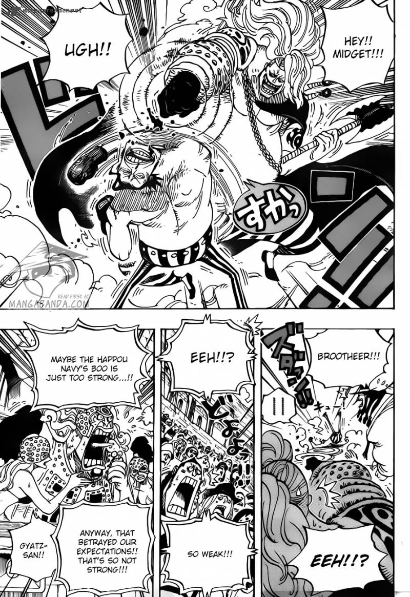 One Piece Chapter 715 - Page 15 in English