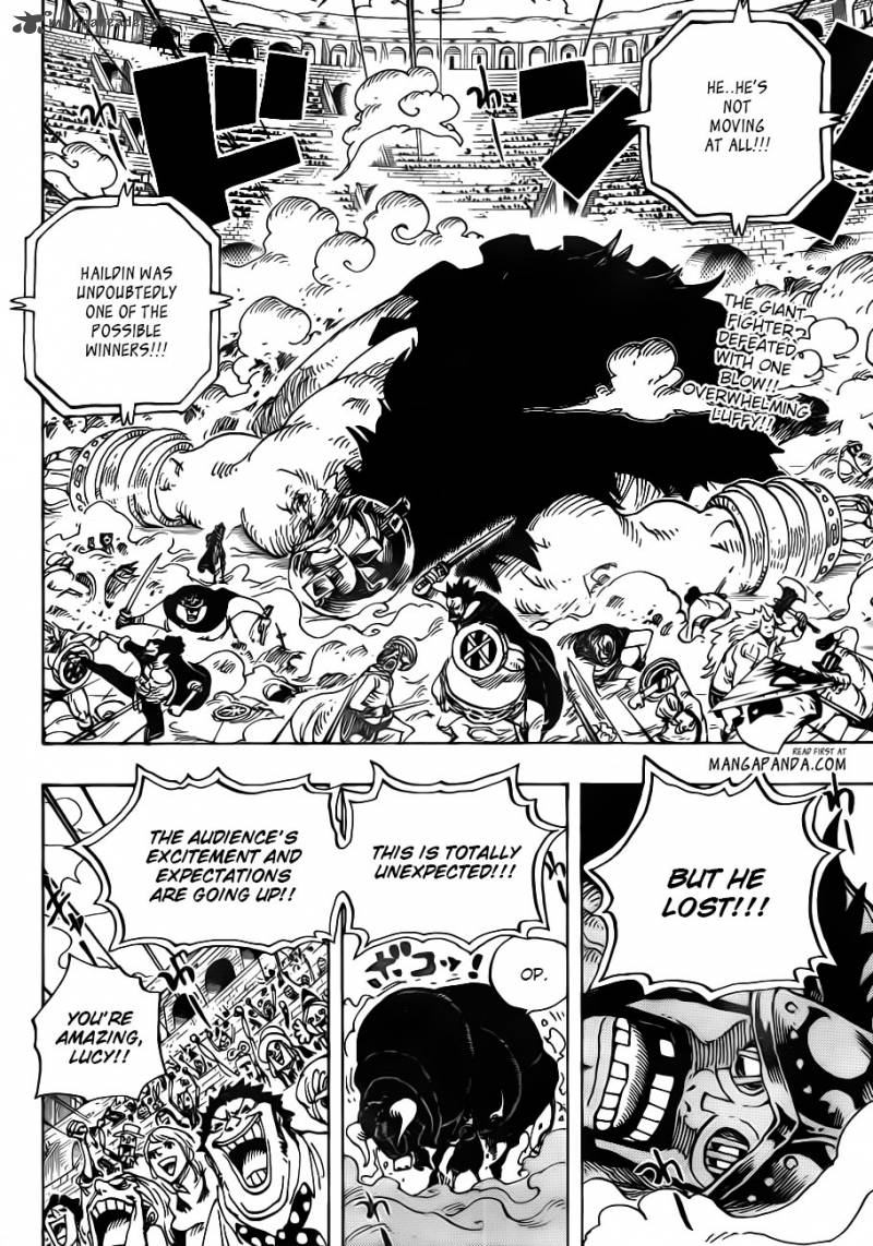One Piece Chapter 715 - Page 4 in English