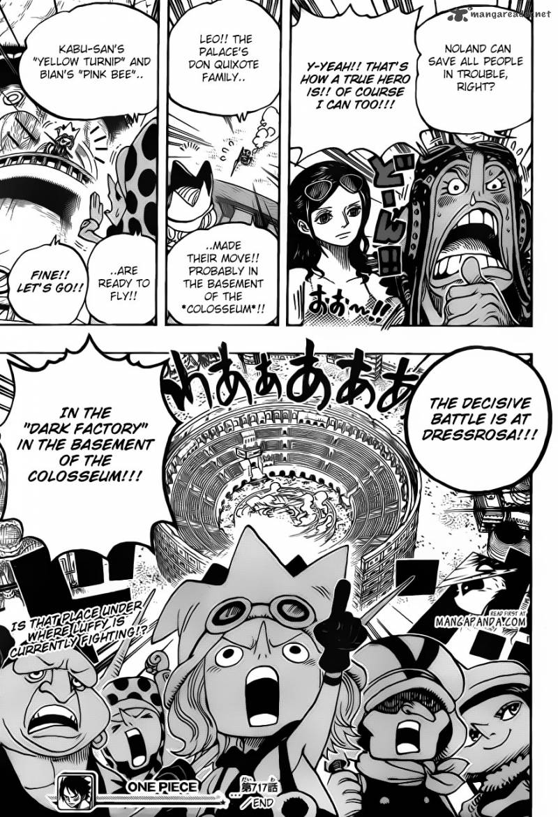 One Piece Chapter 717 - Page 19 in English