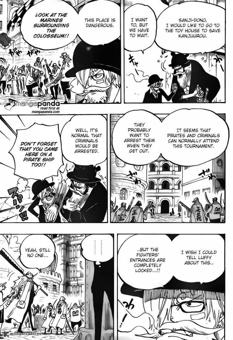 One Piece Chapter 717 - Page 7 in English