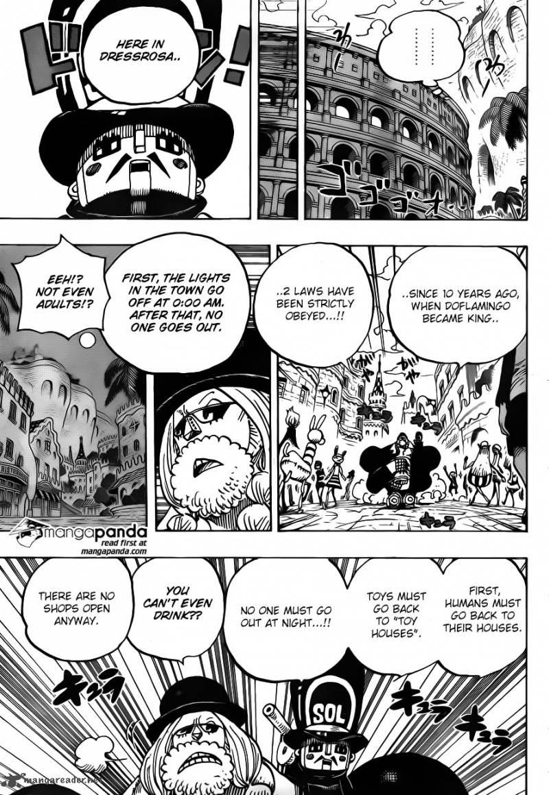 One Piece Chapter 717 - Page 9 in English