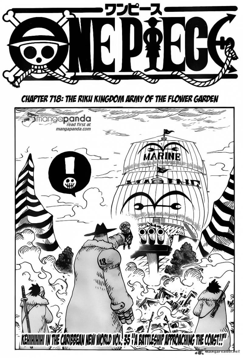 One Piece Chapter 718 - Page 3 in English
