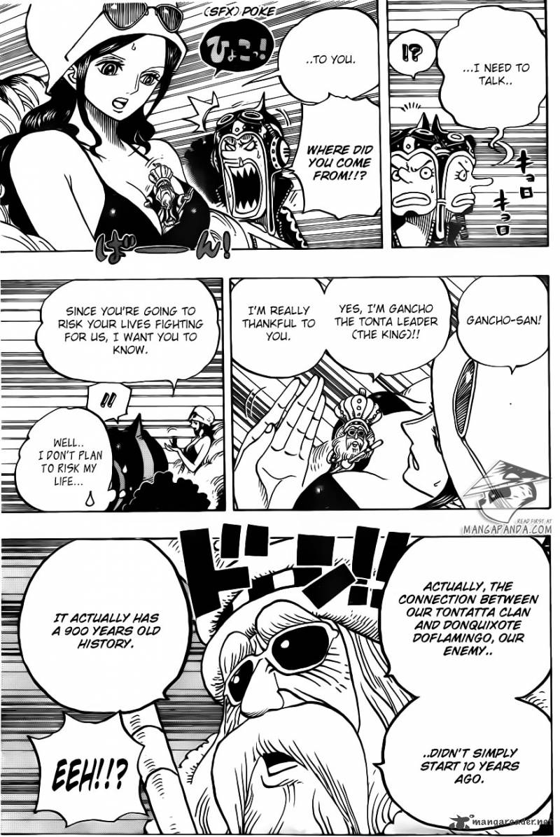 One Piece Chapter 718 - Page 8 in English