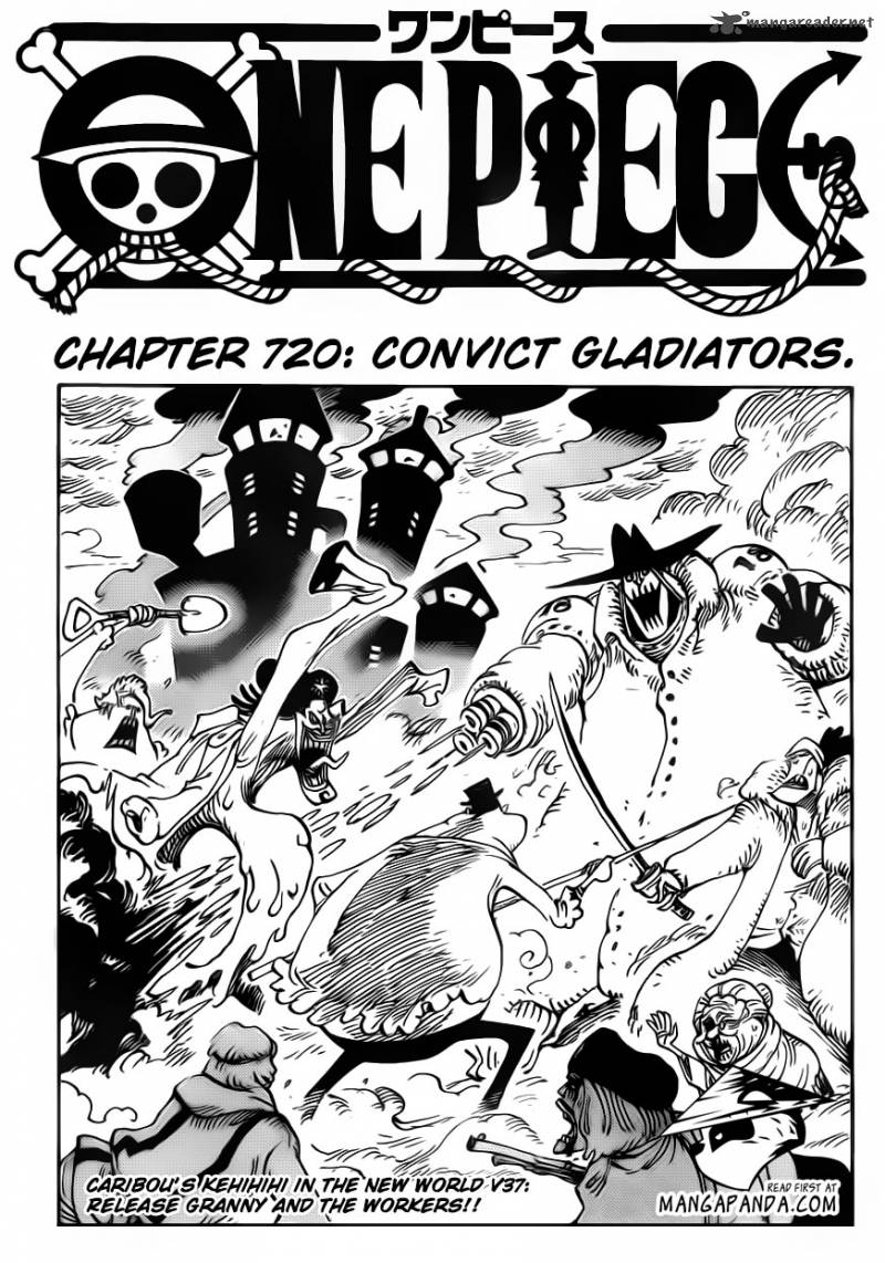 One Piece Chapter 720 - Page 3 in English