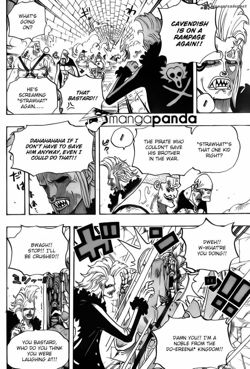 One Piece Chapter 720 - Page 6 in English