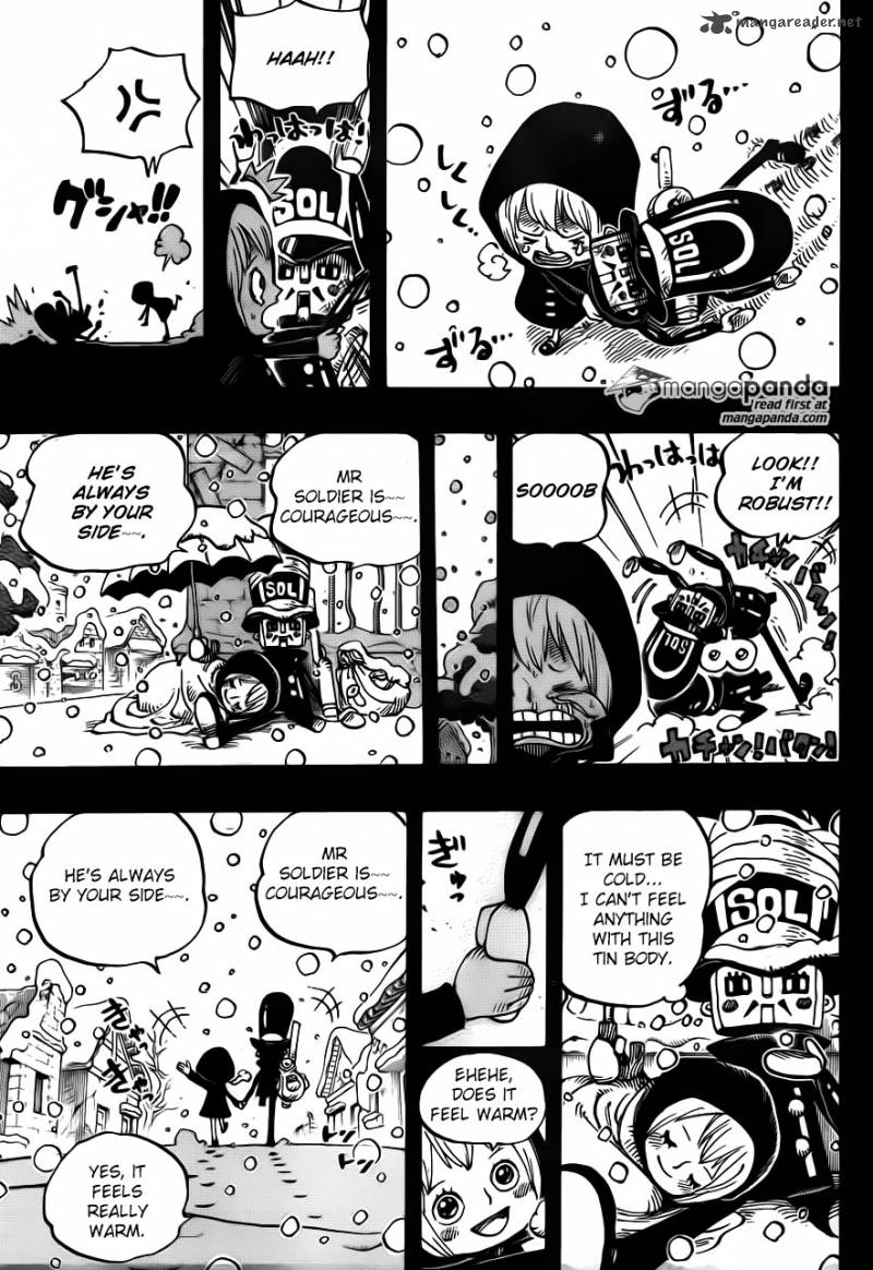 One Piece Chapter 721 - Page 15 in English