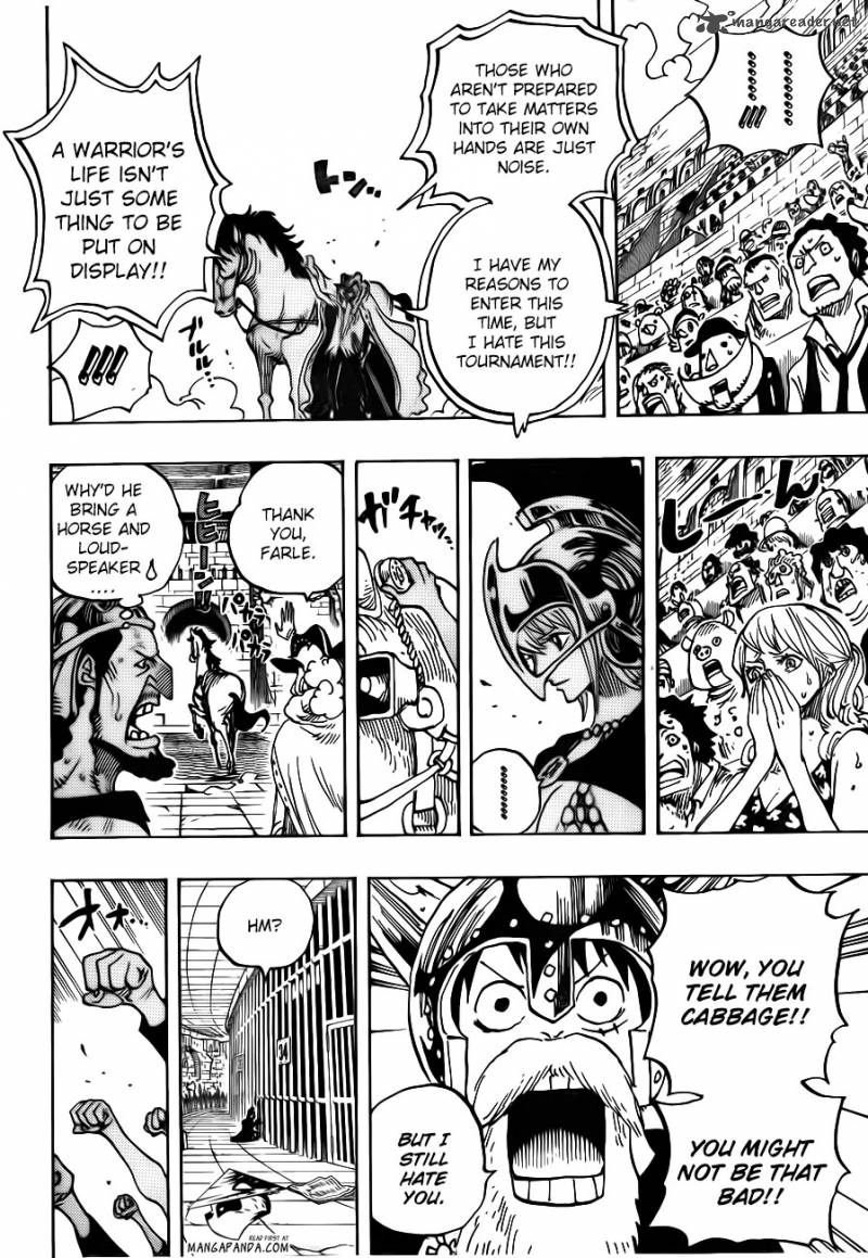 One Piece Chapter 722 - Page 8 in English