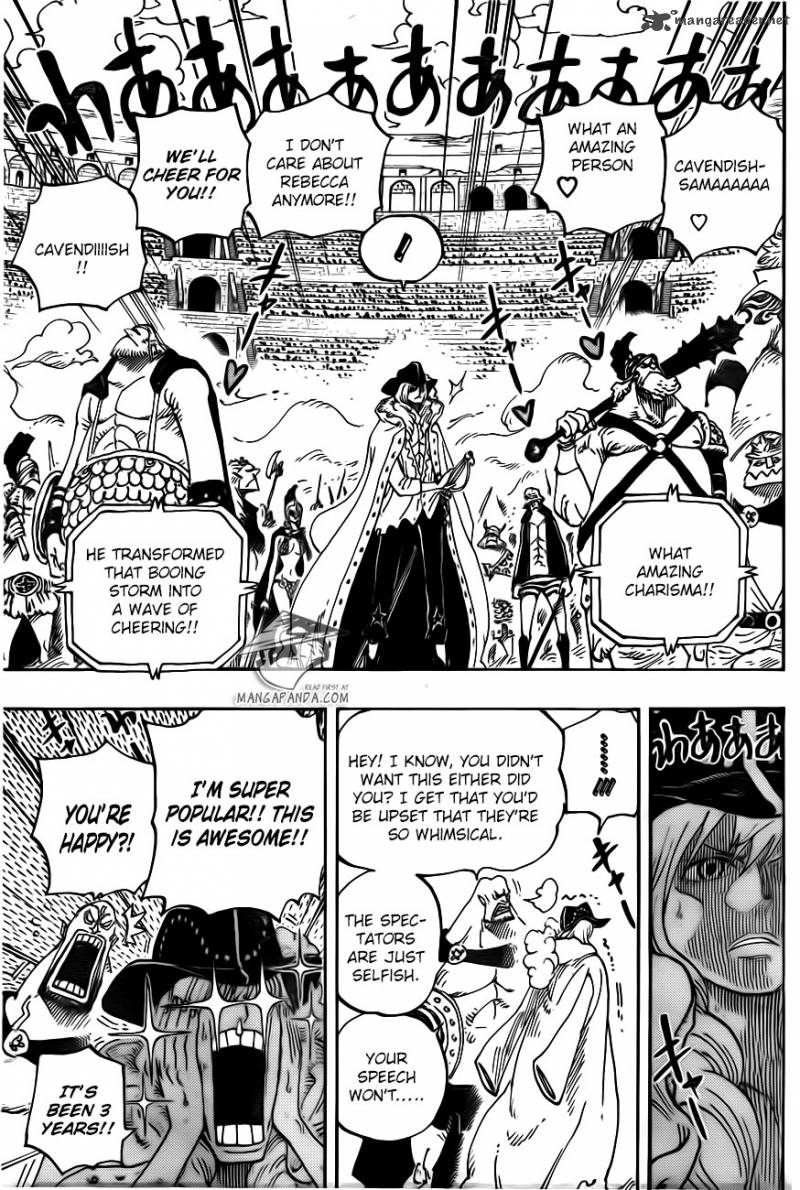 One Piece Chapter 722 - Page 9 in English