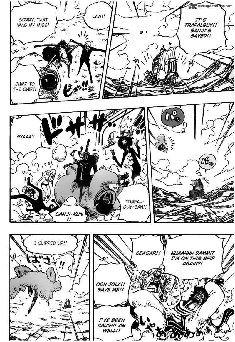 One Piece Chapter 724 - Page 10 in English