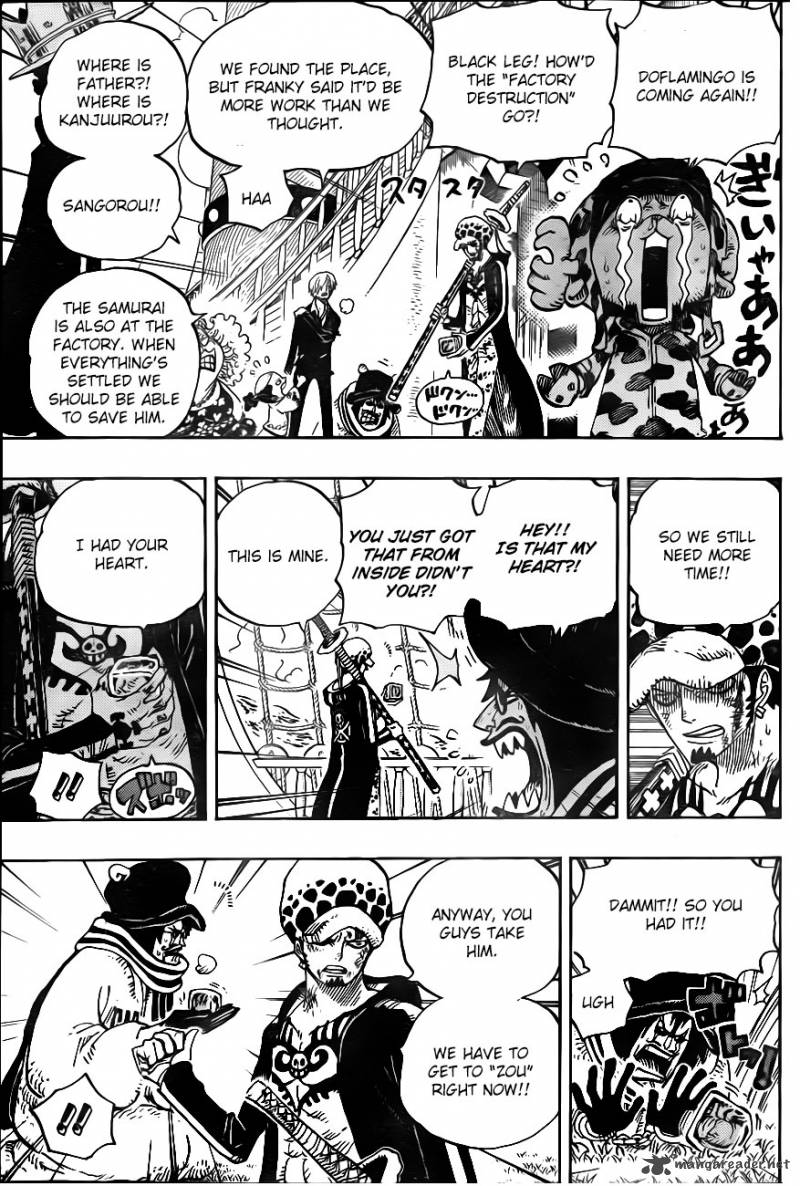 One Piece Chapter 724 - Page 11 in English