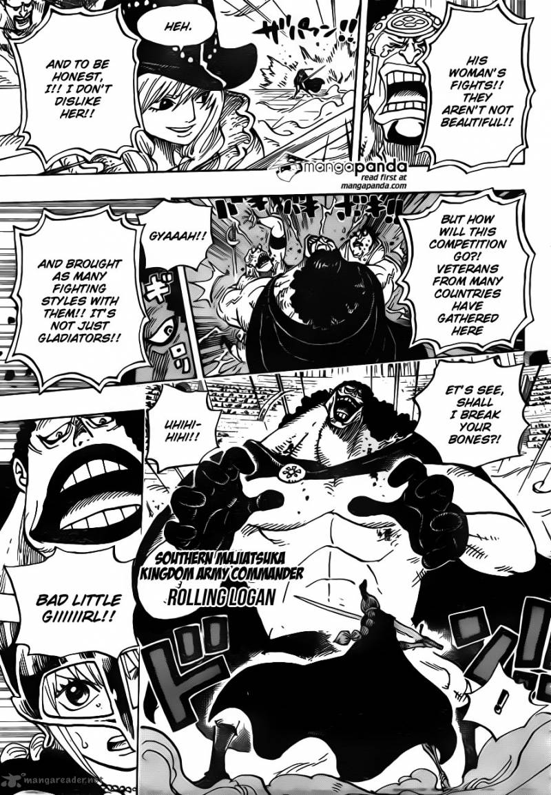 One Piece Chapter 725 - Page 15 in English