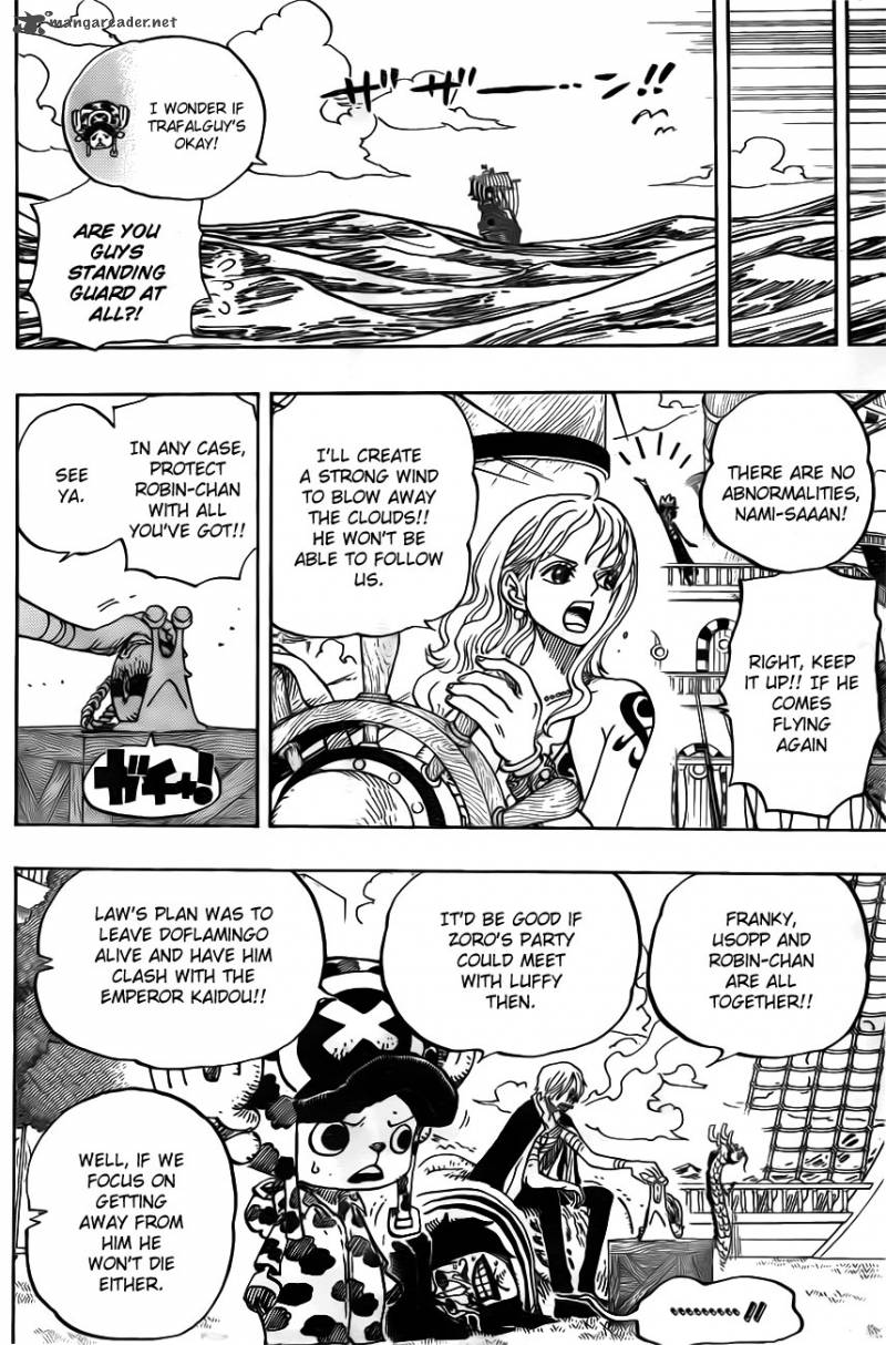 One Piece Chapter 725 - Page 6 in English