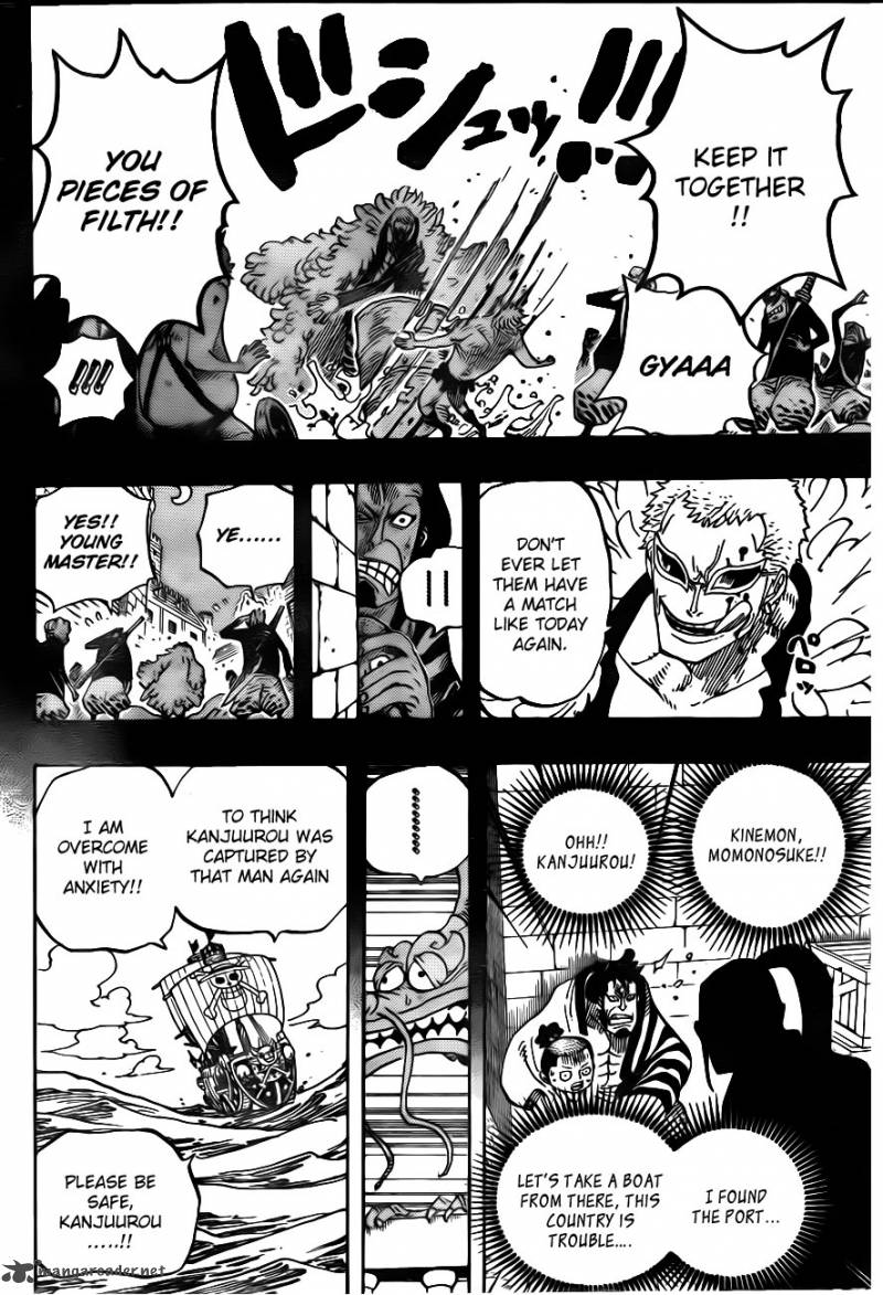 One Piece Chapter 725 - Page 8 in English