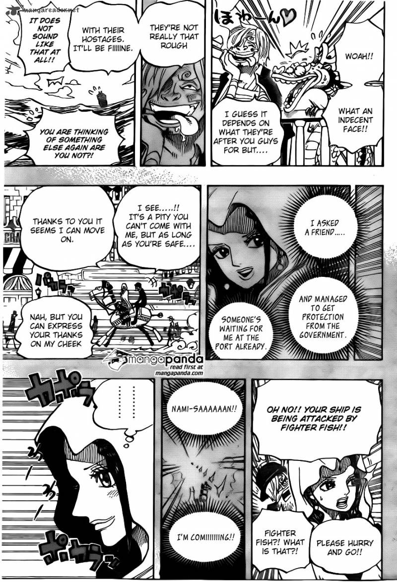 One Piece Chapter 725 - Page 9 in English