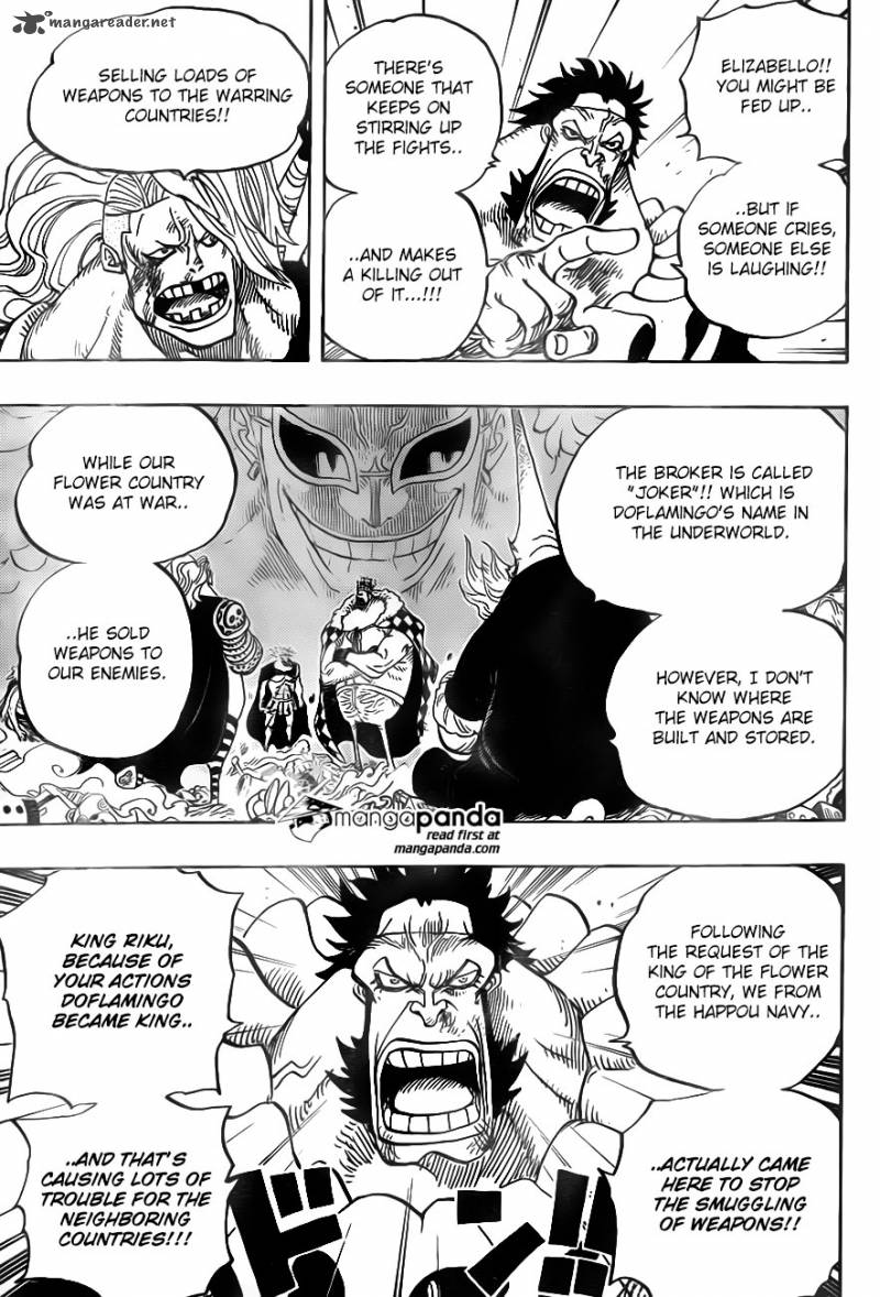 One Piece Chapter 726 - Page 7 in English