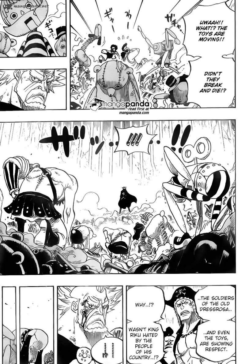 One Piece Chapter 726 - Page 9 in English