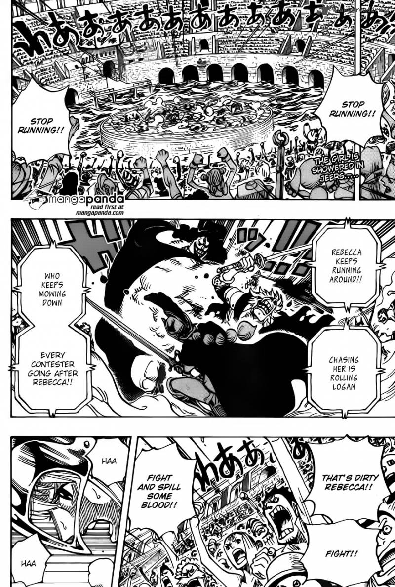 One Piece Chapter 727 - Page 4 in English