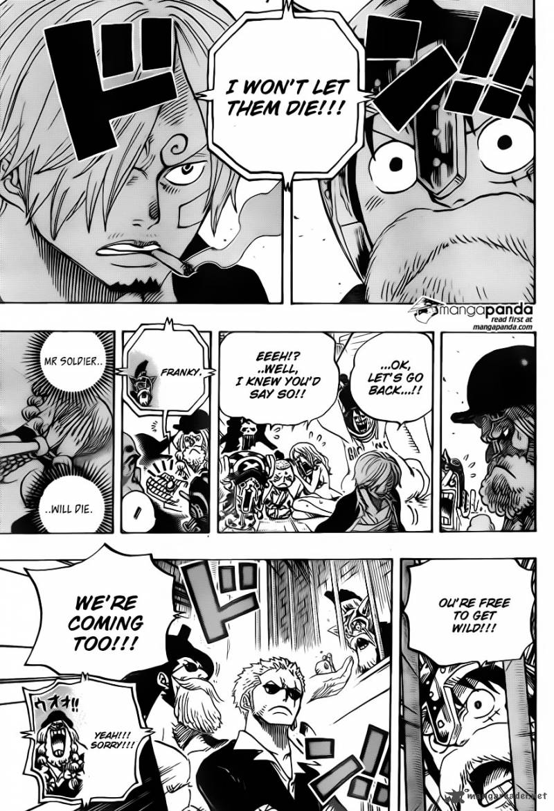 One Piece Chapter 729 - Page 15 in English