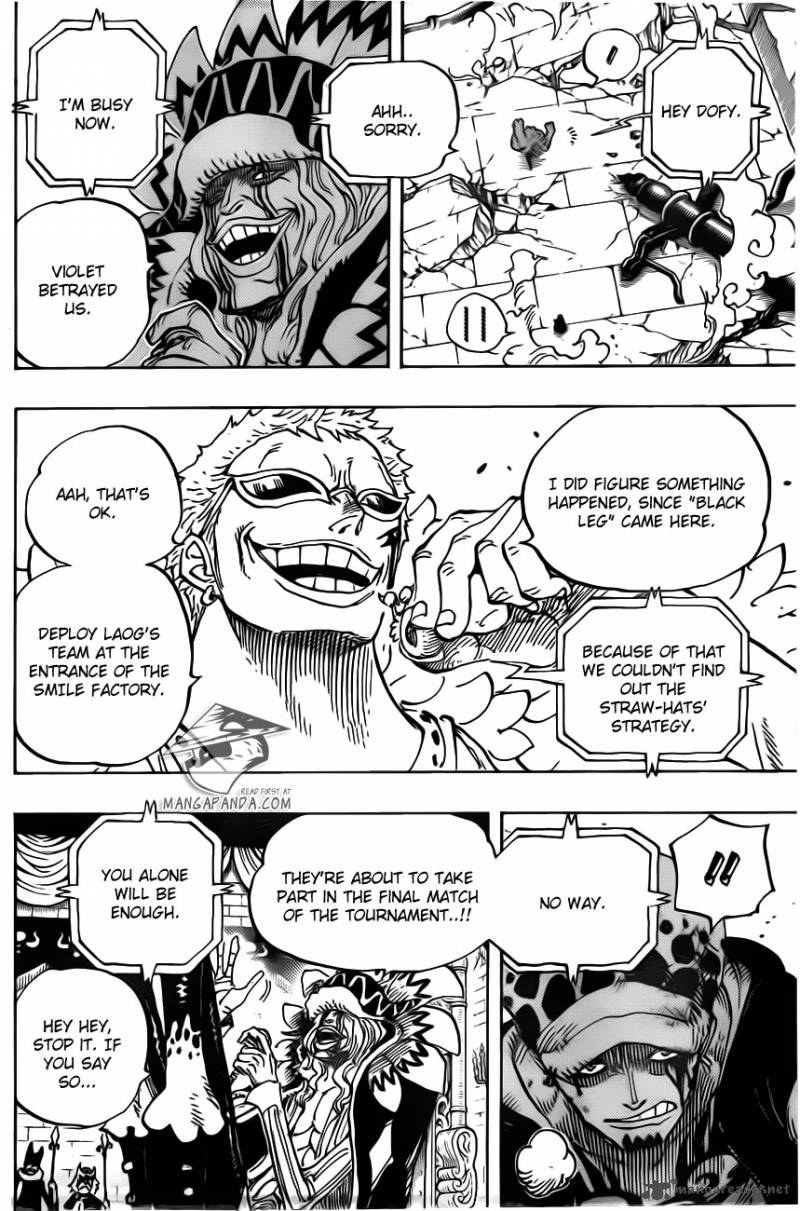 One Piece Chapter 729 - Page 8 in English