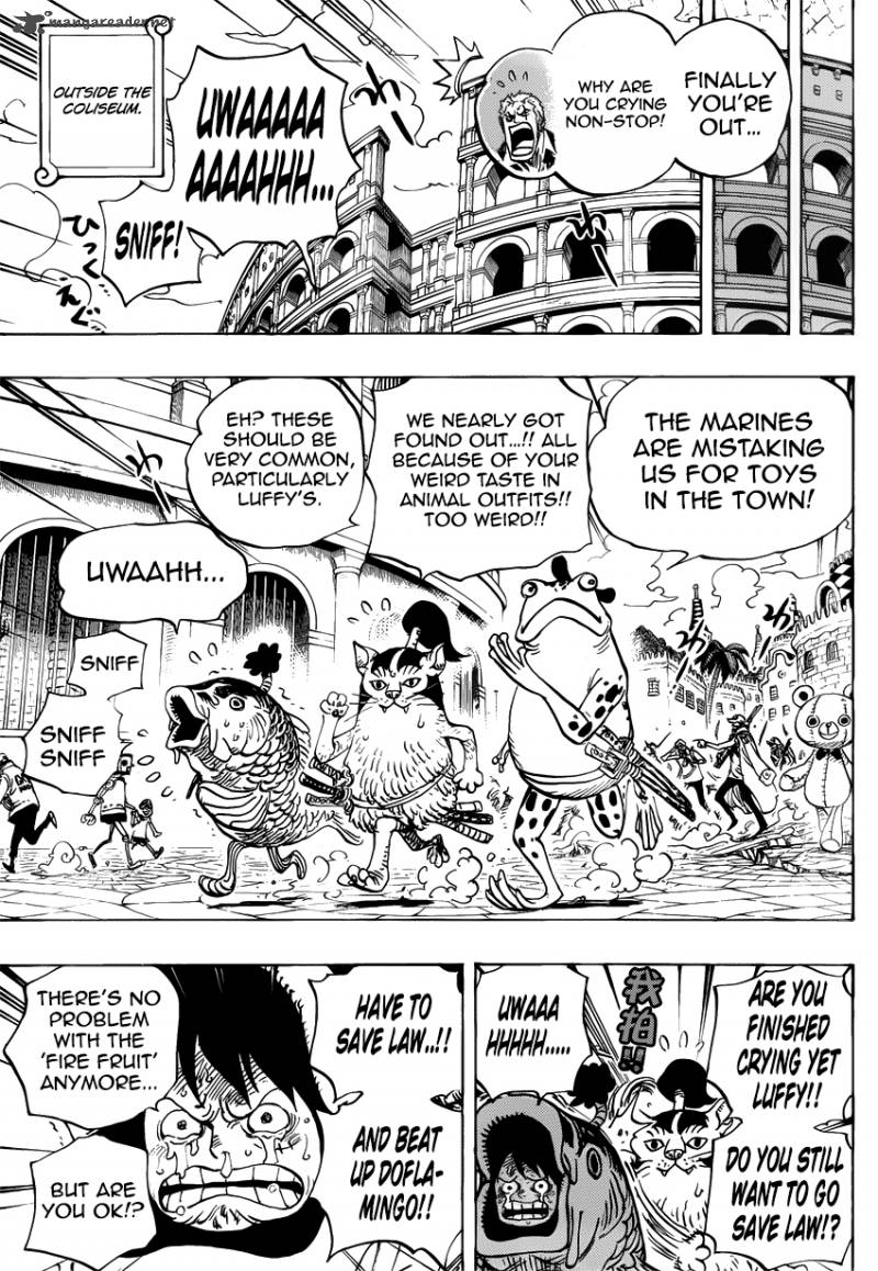 One Piece Chapter 731 - Page 17 in English