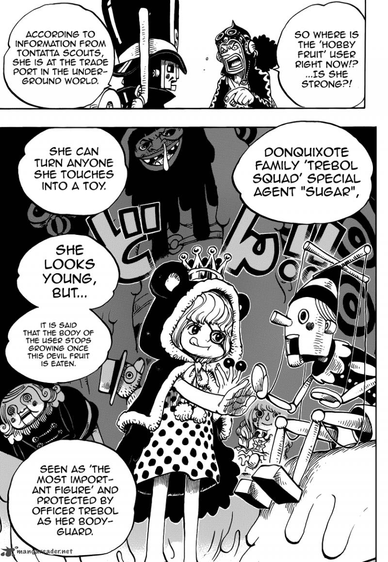 One Piece Chapter 731 - Page 9 in English
