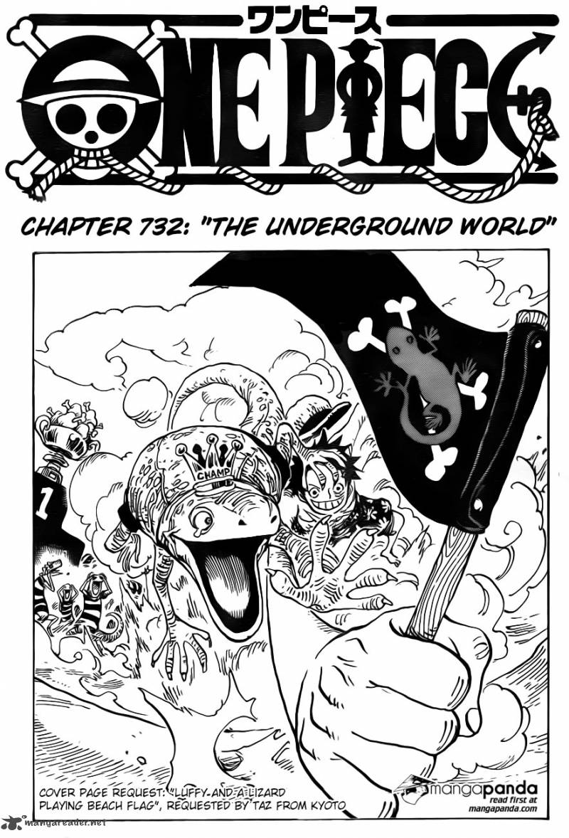 One Piece Chapter 732 - Page 3 in English