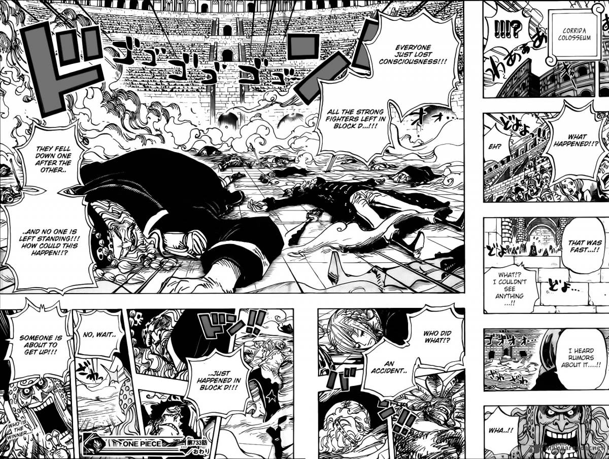 One Piece Chapter 733 - Page 17 in English