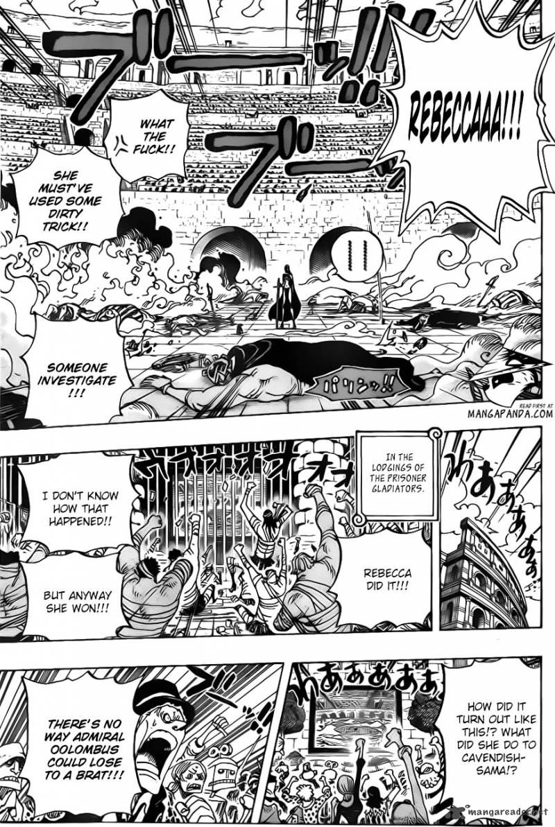 One Piece Chapter 734 - Page 7 in English