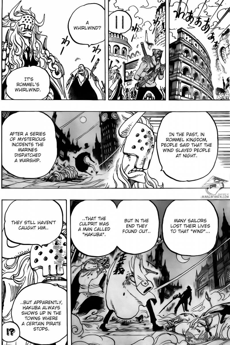 One Piece Chapter 734 - Page 8 in English
