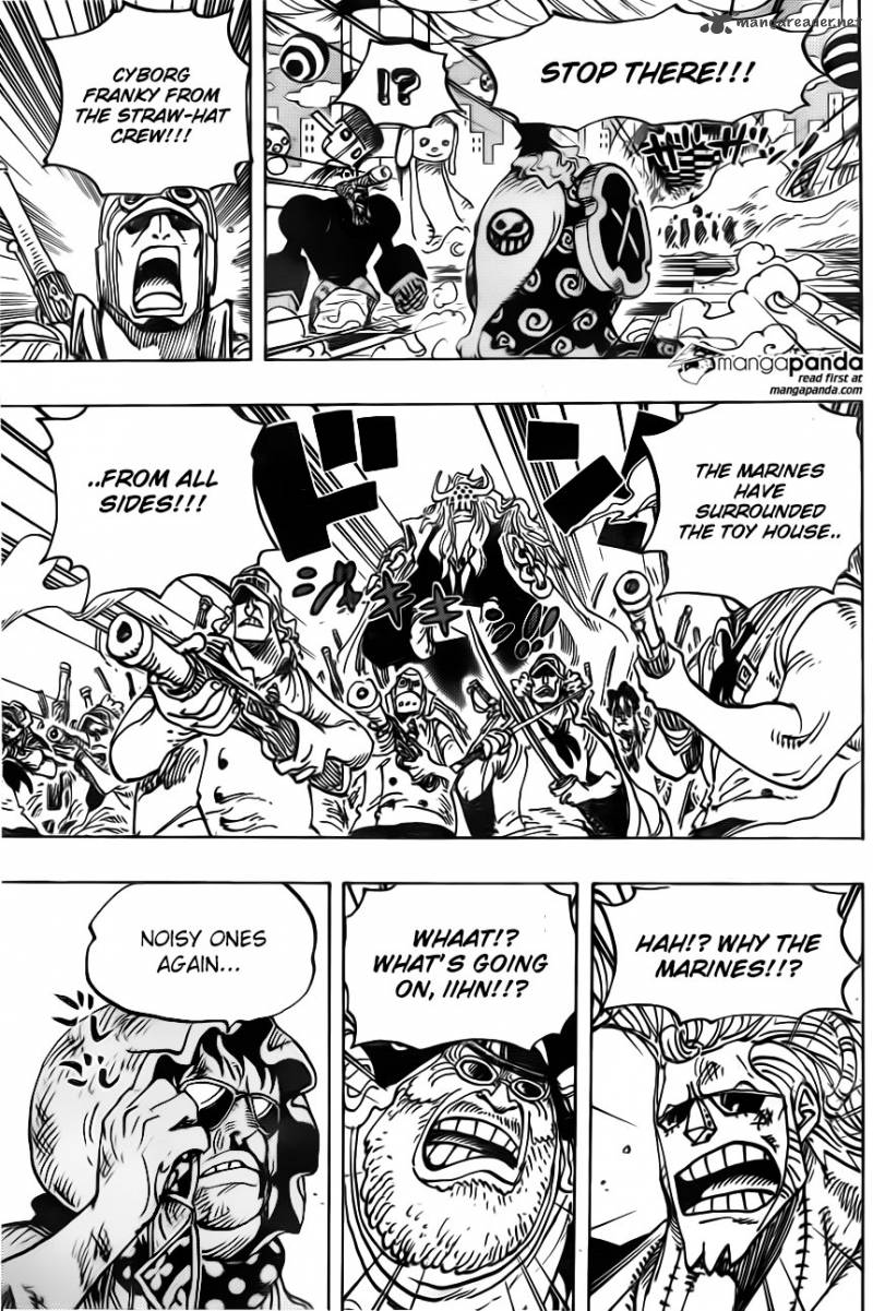 One Piece Chapter 735 - Page 15 in English