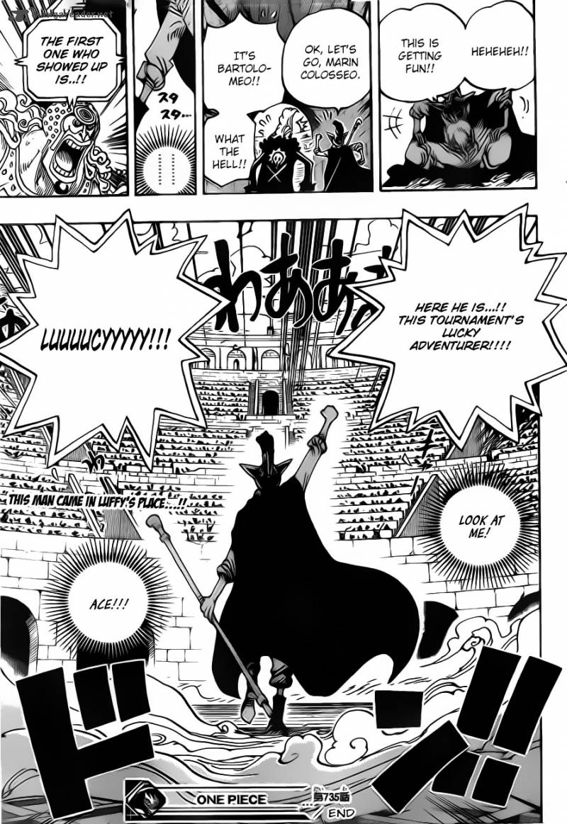 One Piece Chapter 735 - Page 21 in English