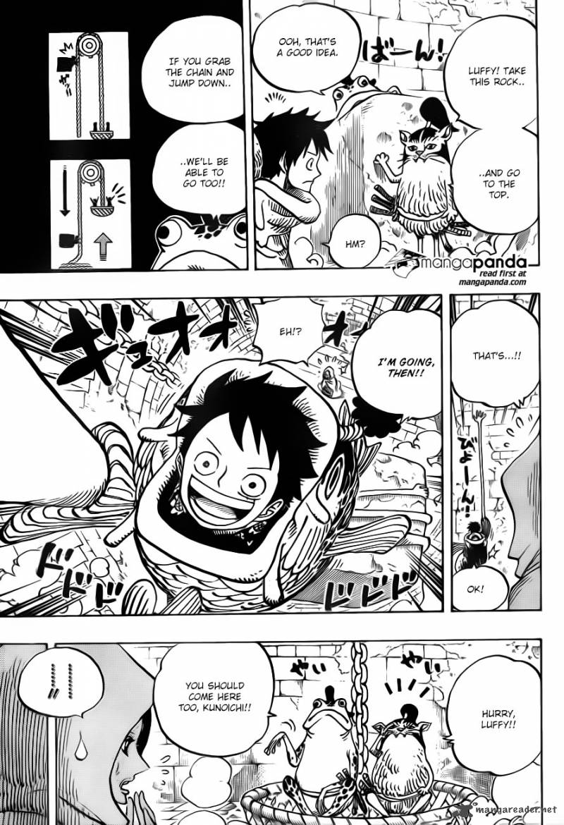 One Piece Chapter 735 - Page 9 in English