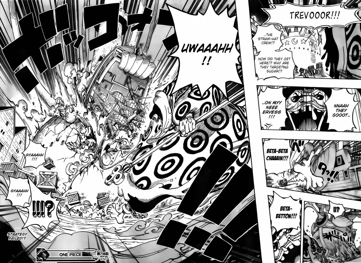 One Piece Chapter 738 - Page 19 in English