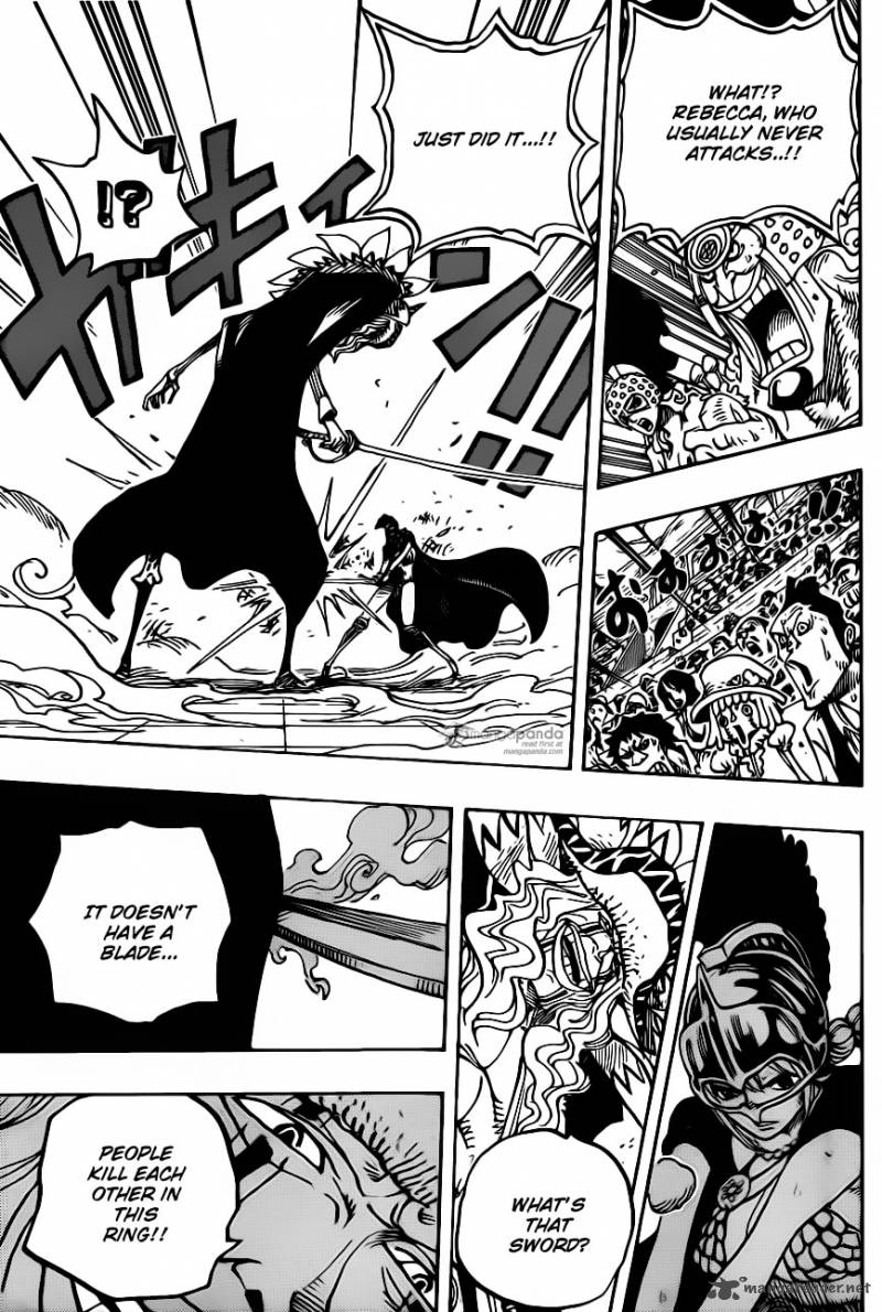 One Piece Chapter 739 - Page 15 in English