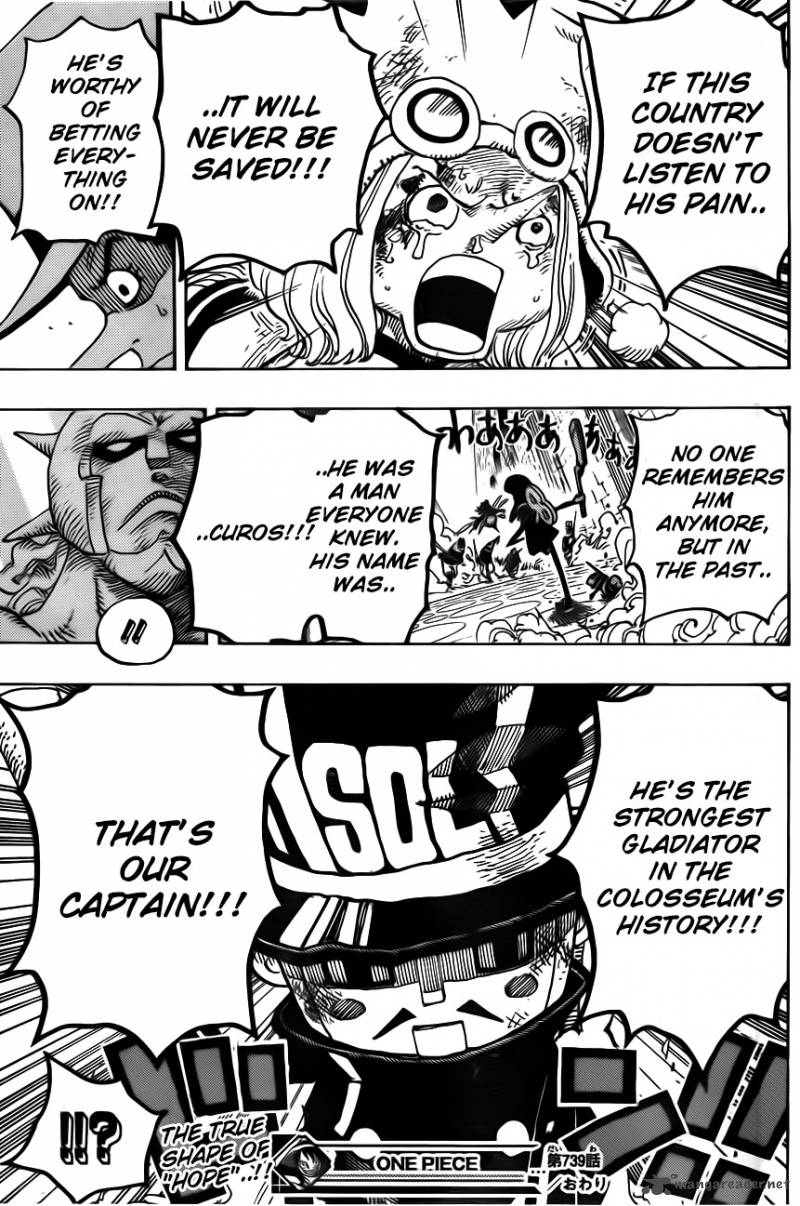 One Piece Chapter 739 - Page 21 in English