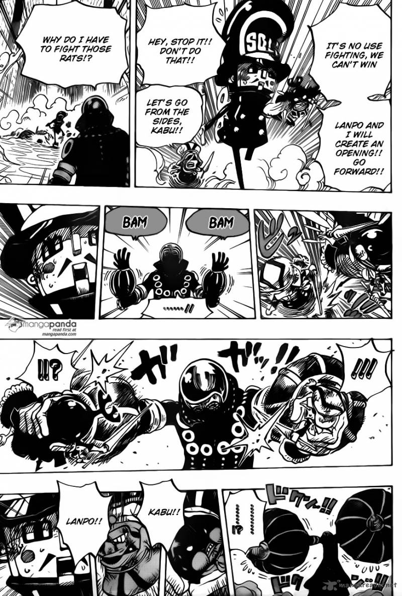 One Piece Chapter 740 - Page 7 in English