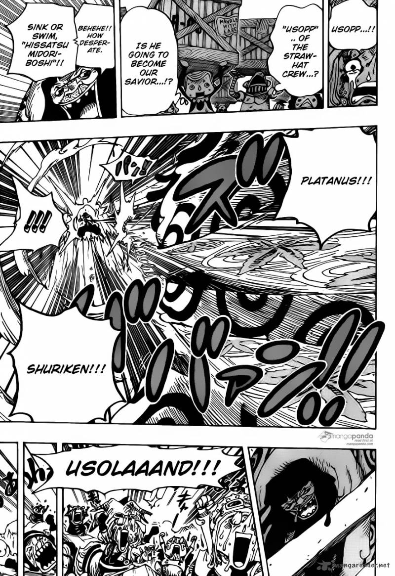 One Piece Chapter 741 - Page 12 in English