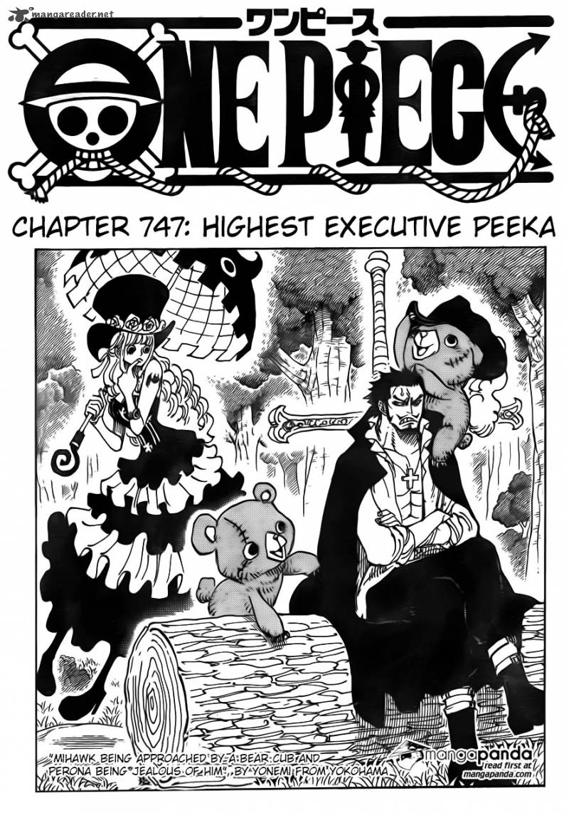 One Piece Chapter 747 - Page 3 in English