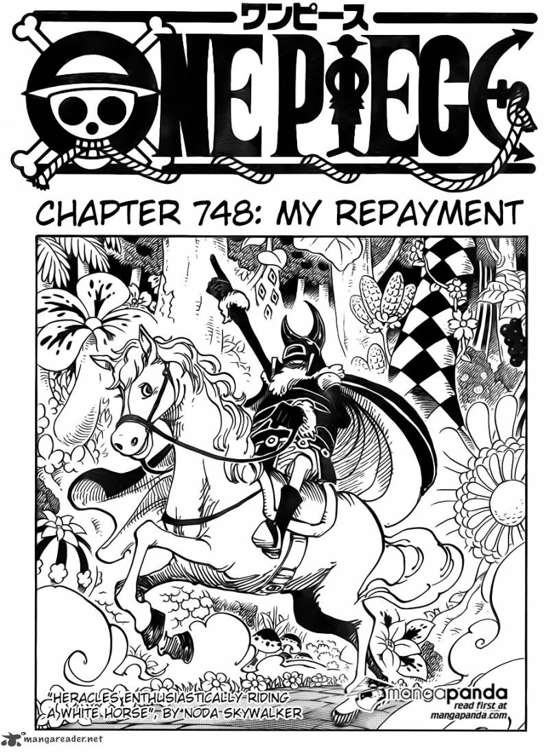 One Piece Chapter 748 - Page 3 in English